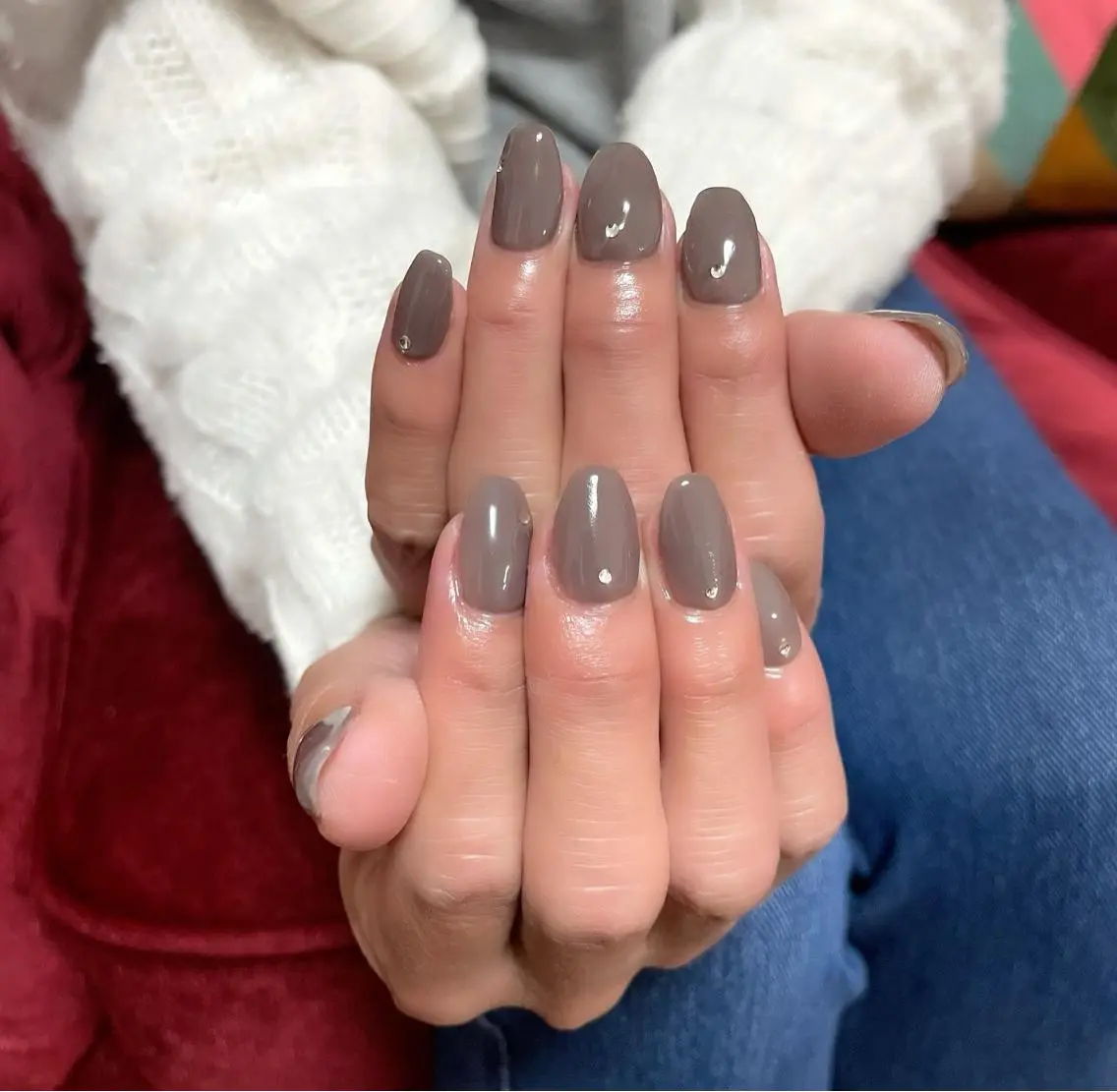 ネイル ワンカラーネイル ハンドネイル アリスローザ yukiのネイルデザイン