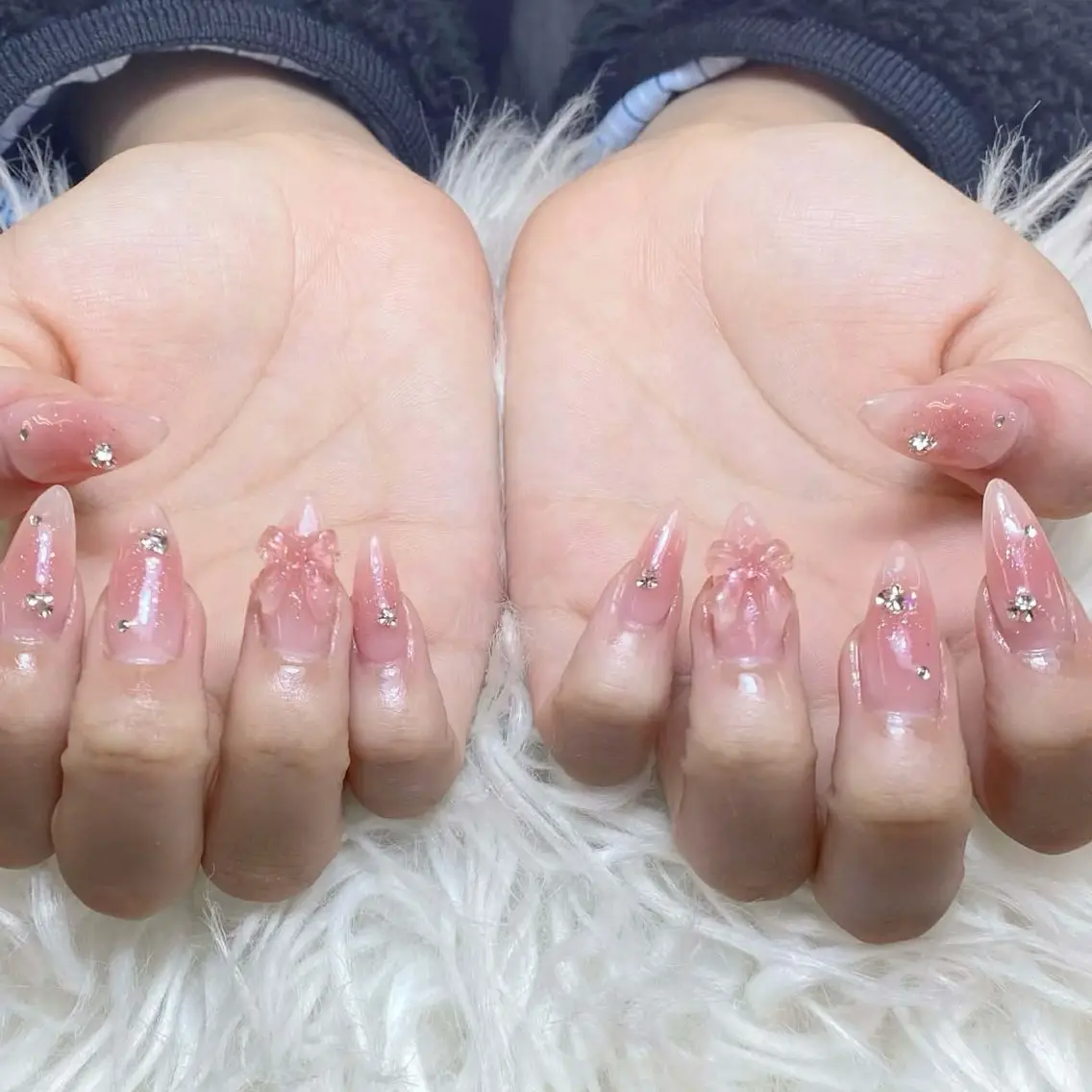 ネイル ハンドネイル ANH ゴテゴテネイルのネイルデザイン