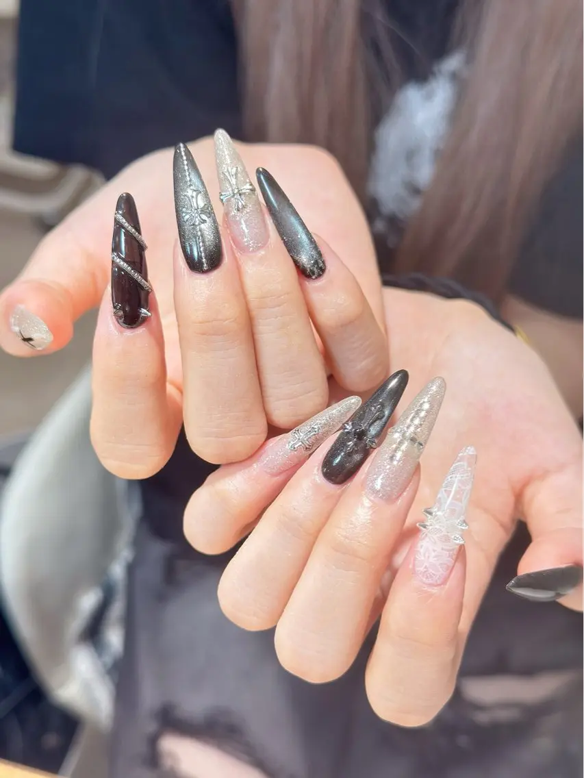 ネイル チークネイル 長さ出し フレンチネイル ガーリー 韓国ネイル ハンドネイル ハンドケア 🦋Yumi Nail🦋Momoのネイルデザイン