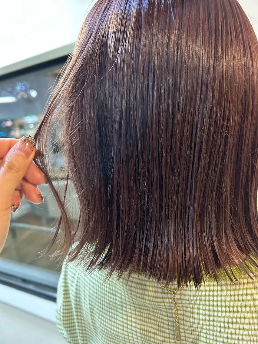 カラー 透明感カラー グレージュ ラベンダーカラー ラベンダーグレージュ ラベンダーグレー 透明感カラー 美髪矯正💎momoのヘアスタイル