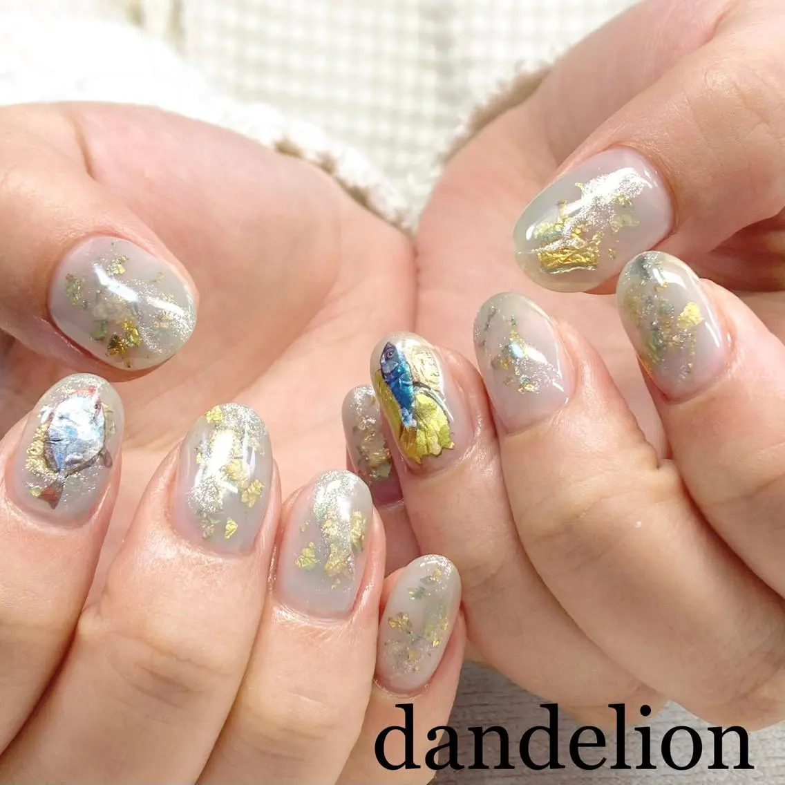 ネイル ハンドネイル ハンドケア dandelion ダンデライオンのネイルデザイン