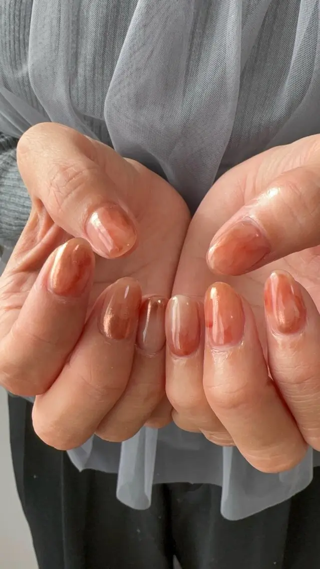 ネイル バレンタイン 冬ネイル jeu nail.のネイルデザイン