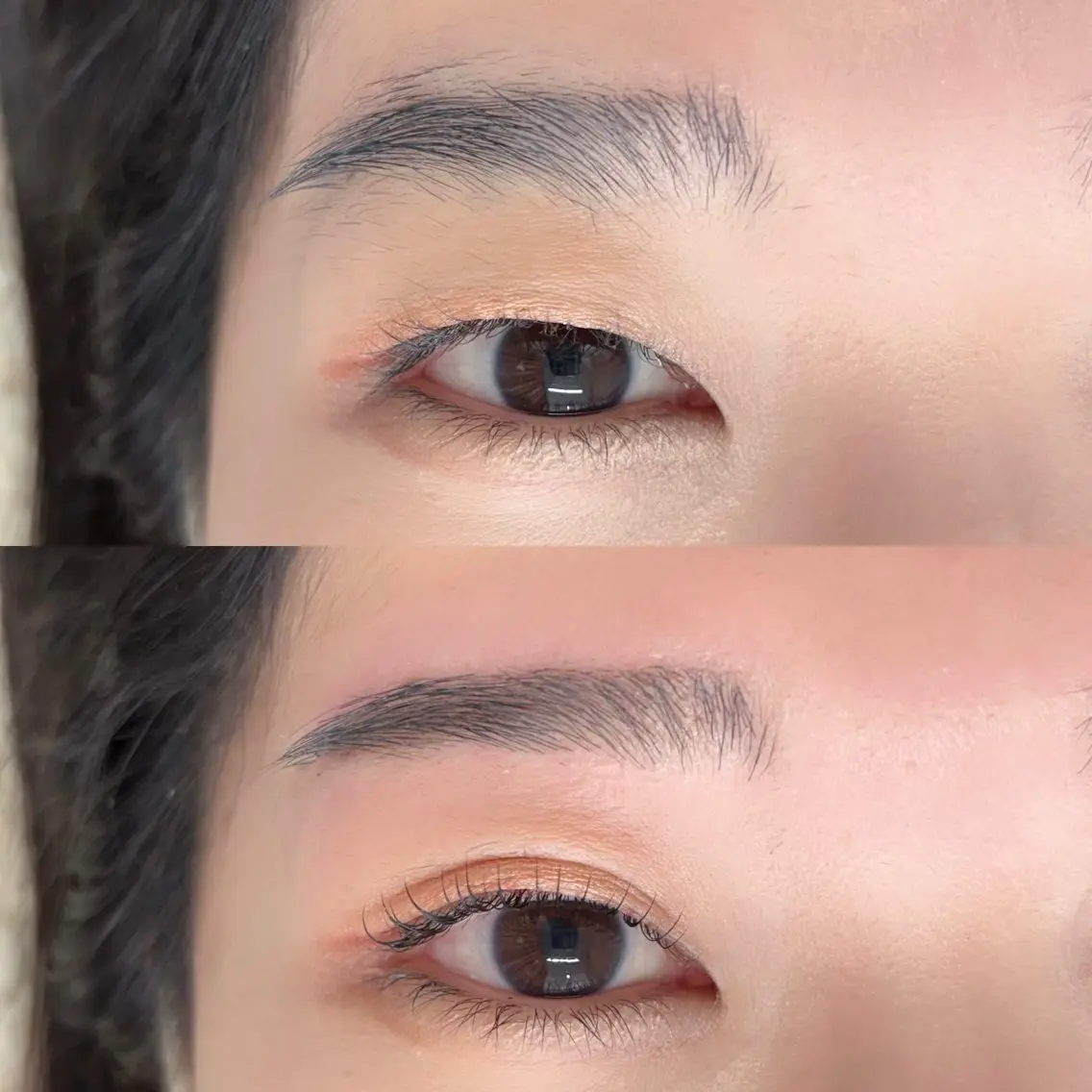 マツエク・マツパ ナチュラル 一重×まつ毛パーマ マツパ meg .のマツエク・マツパデザイン