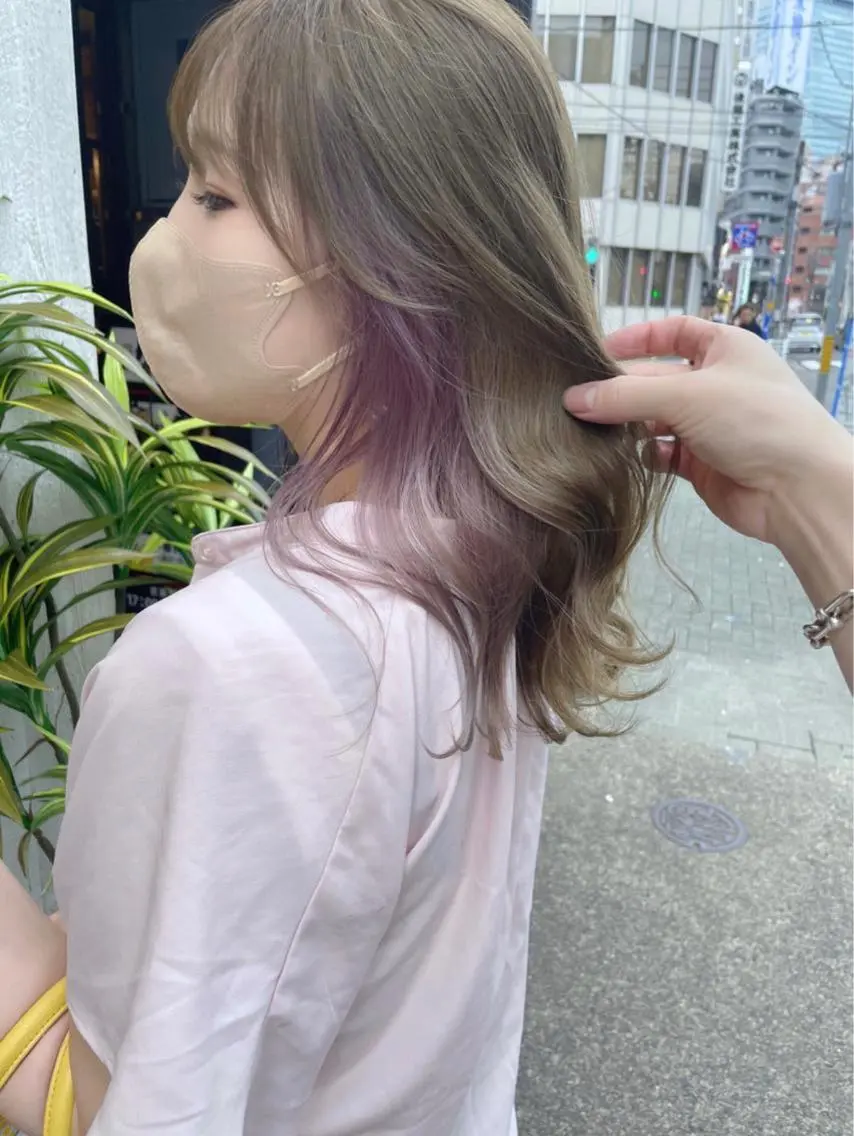 🐹こだわりのインナー、イヤリングカラー+選べる髪質改善トリートメント🐹の写真