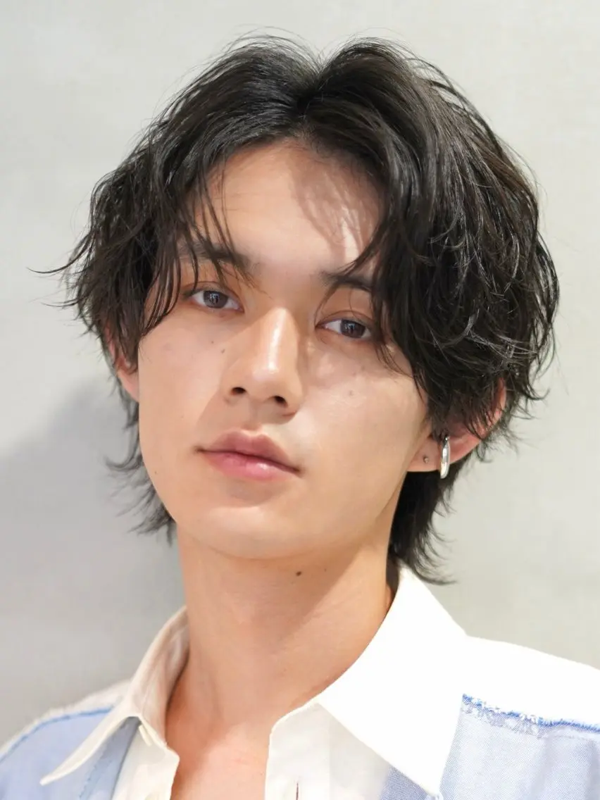 パーマ メンズ カット パーマ fifth 清水睦月のヘアスタイル