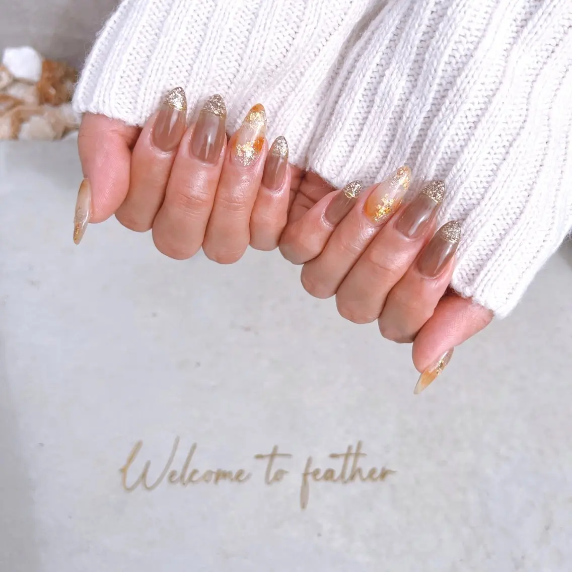 ネイル Feather MAIのマツエク・マツパデザイン
