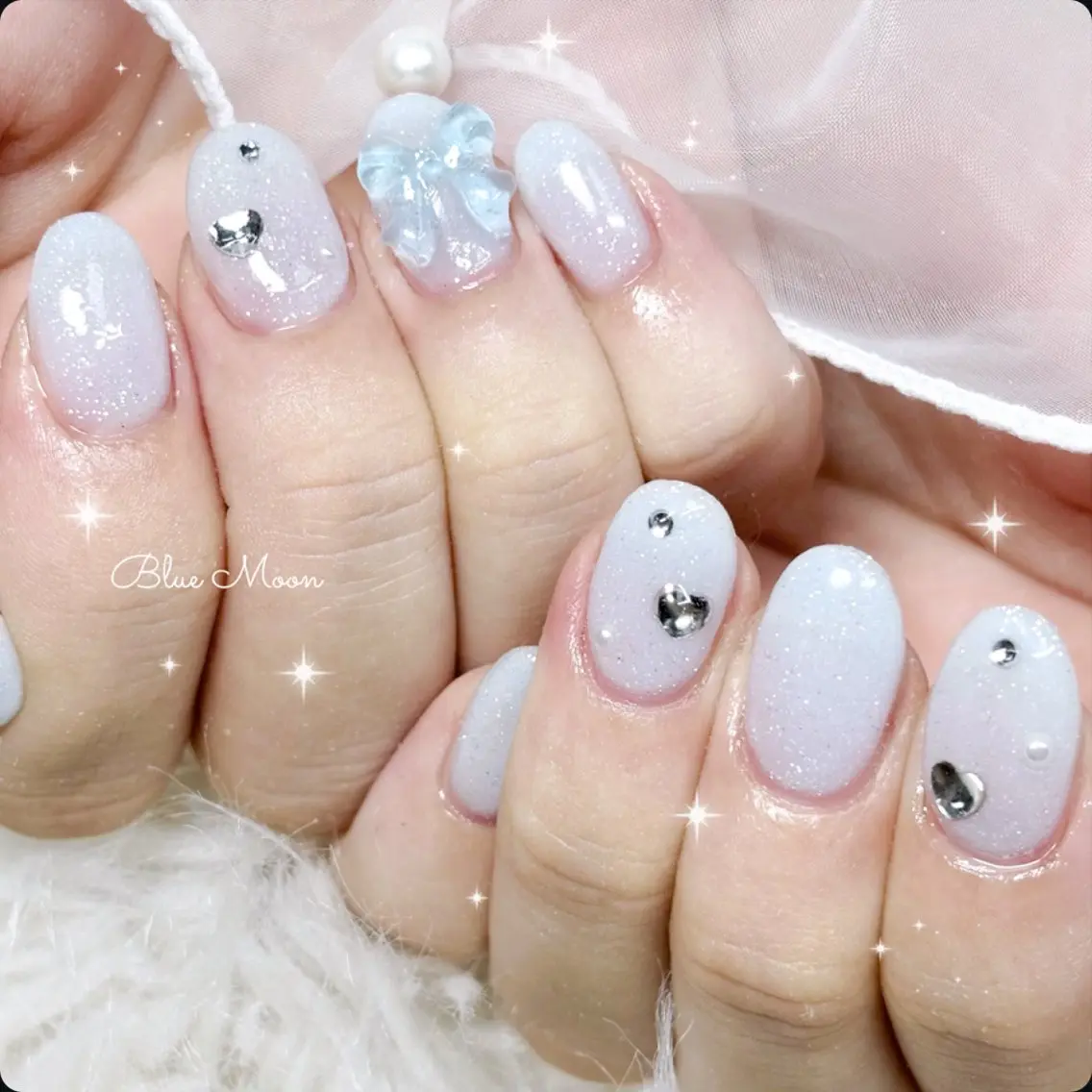 🤍【オフ、ケア込み】4本アートネイル(フット🉑)の写真