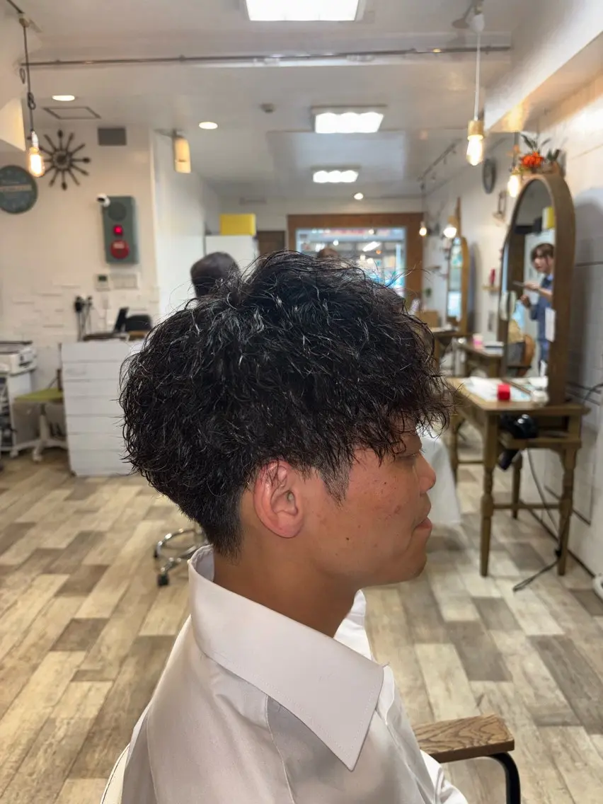 パーマ メンズ カット パーマ 🌿KOUGA🌿 /南浦和のヘアスタイル