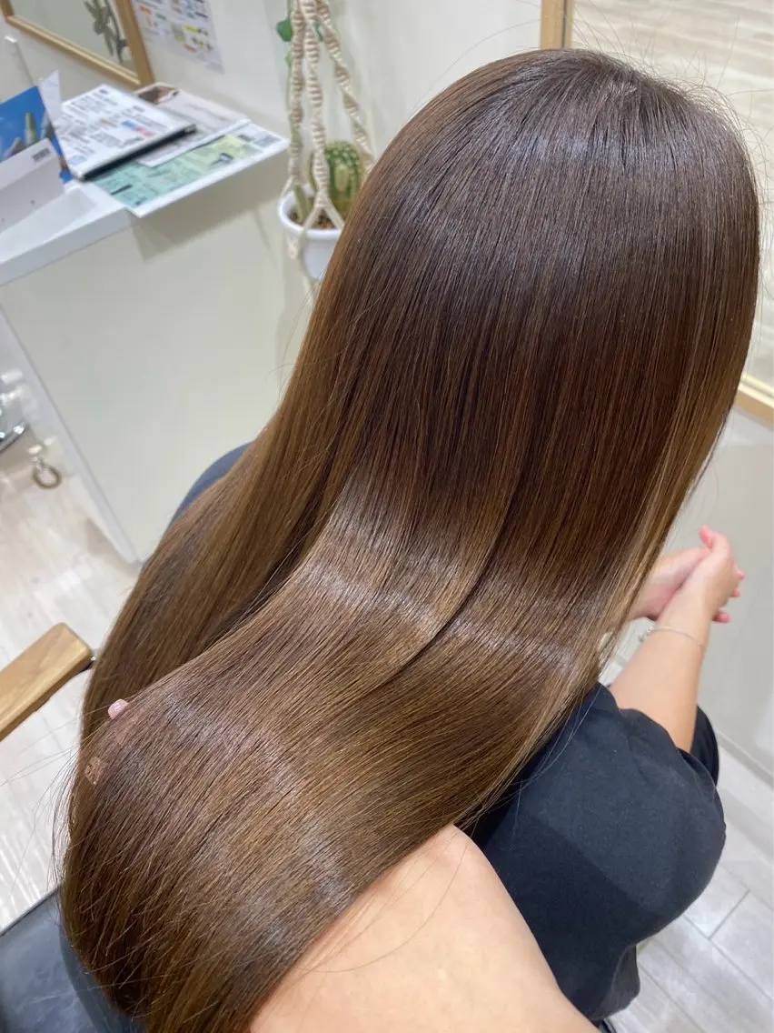 カラー 大原 英里香εïз゜のヘアスタイル