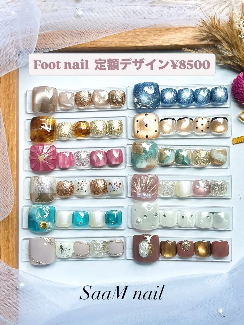 ネイル フットネイル フットネイル SaaM nailのネイルデザイン