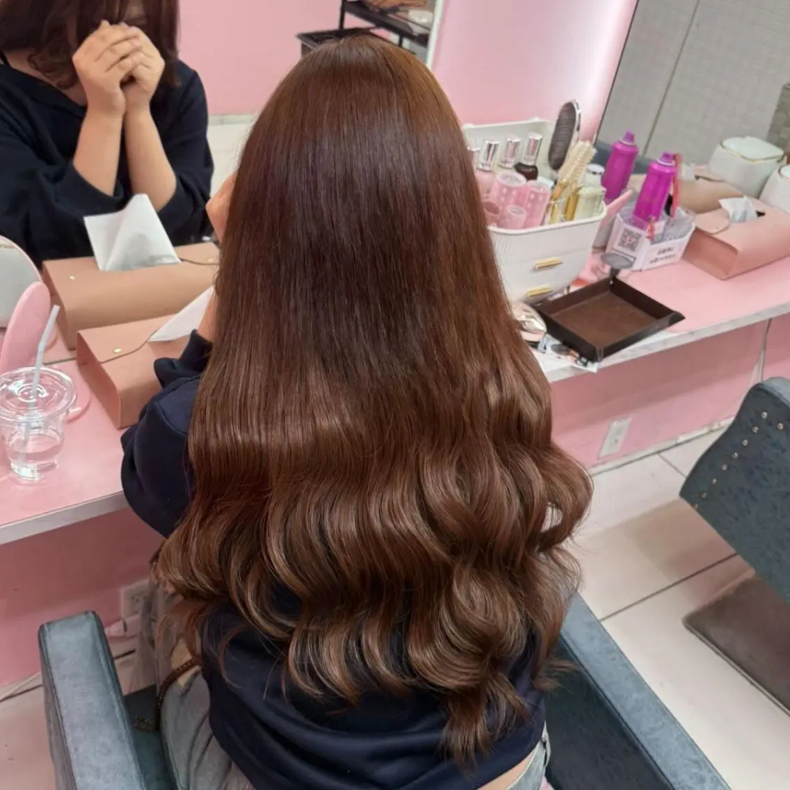 ロング シールエクステ エクステ ヨシンモリ season ゆみのヘアスタイル
