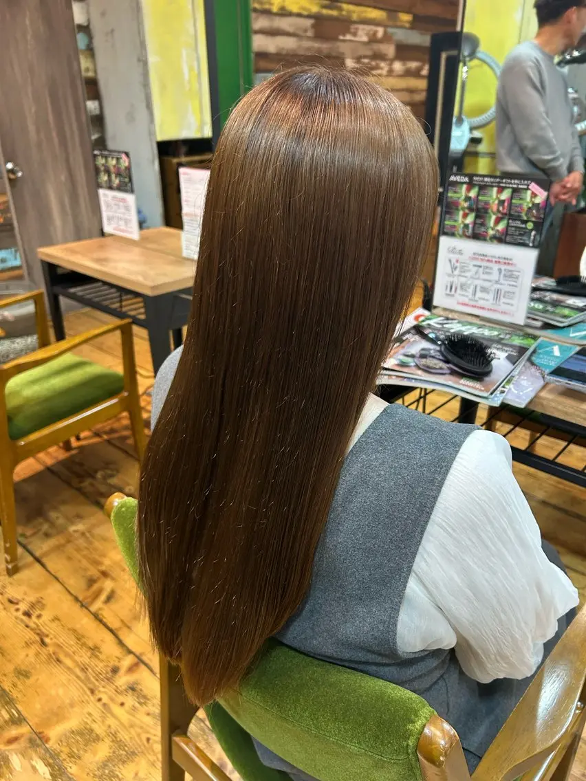 ロング カット ヘアカラー 三浦義久/仙台/ レイヤーカットのヘアスタイル