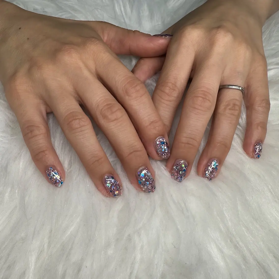 ネイル ラメ(グリッター) ハンドネイル Nail salon M.のネイルデザイン