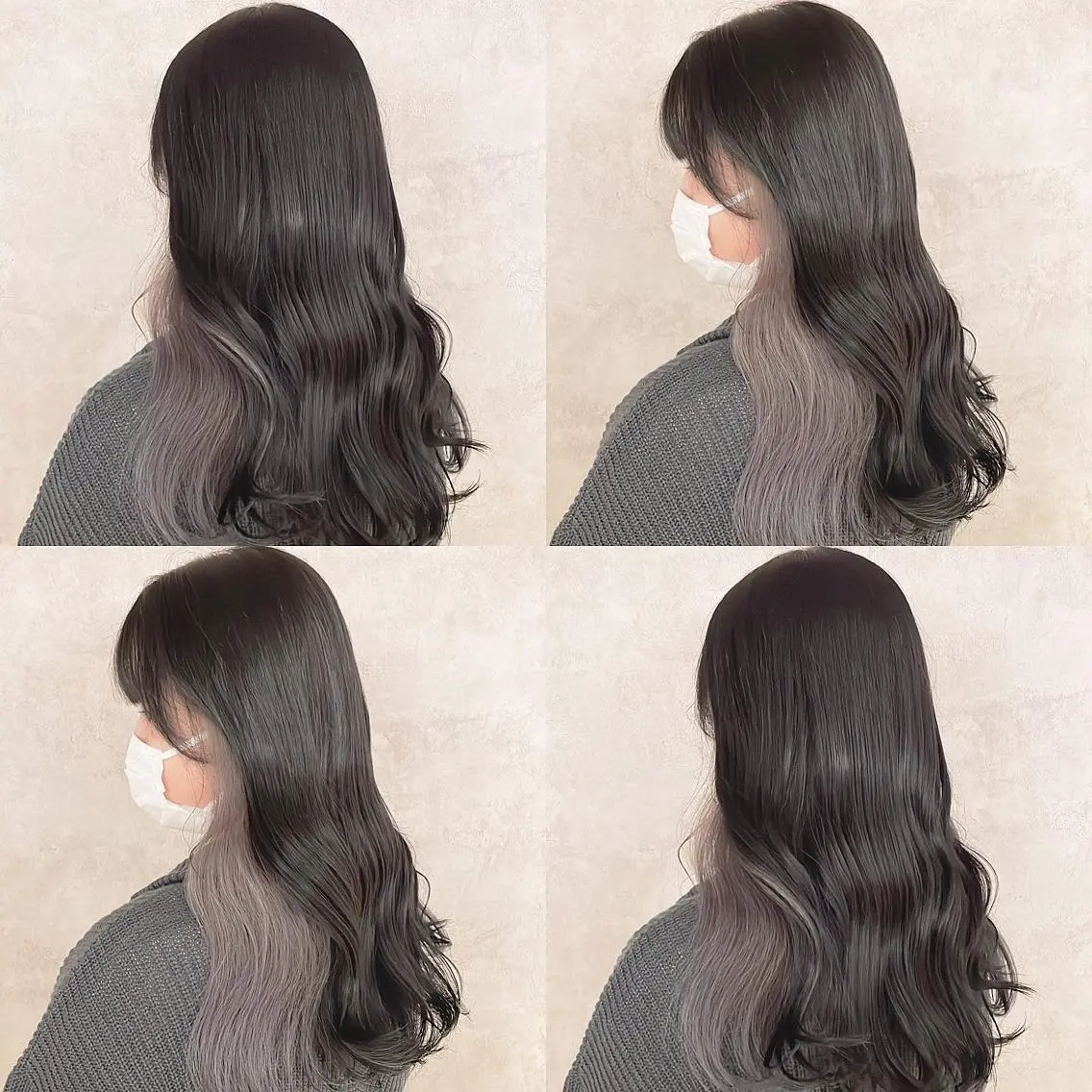 カラー ブリーチ インナーカラー ヘアカラー トリートメント 渋谷:インナーカラー ／🍒エリカ🍒のヘアスタイル
