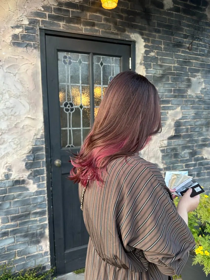 ロング カラー ピンクカラー 🦖ノザワ リンカ🦖のヘアスタイル
