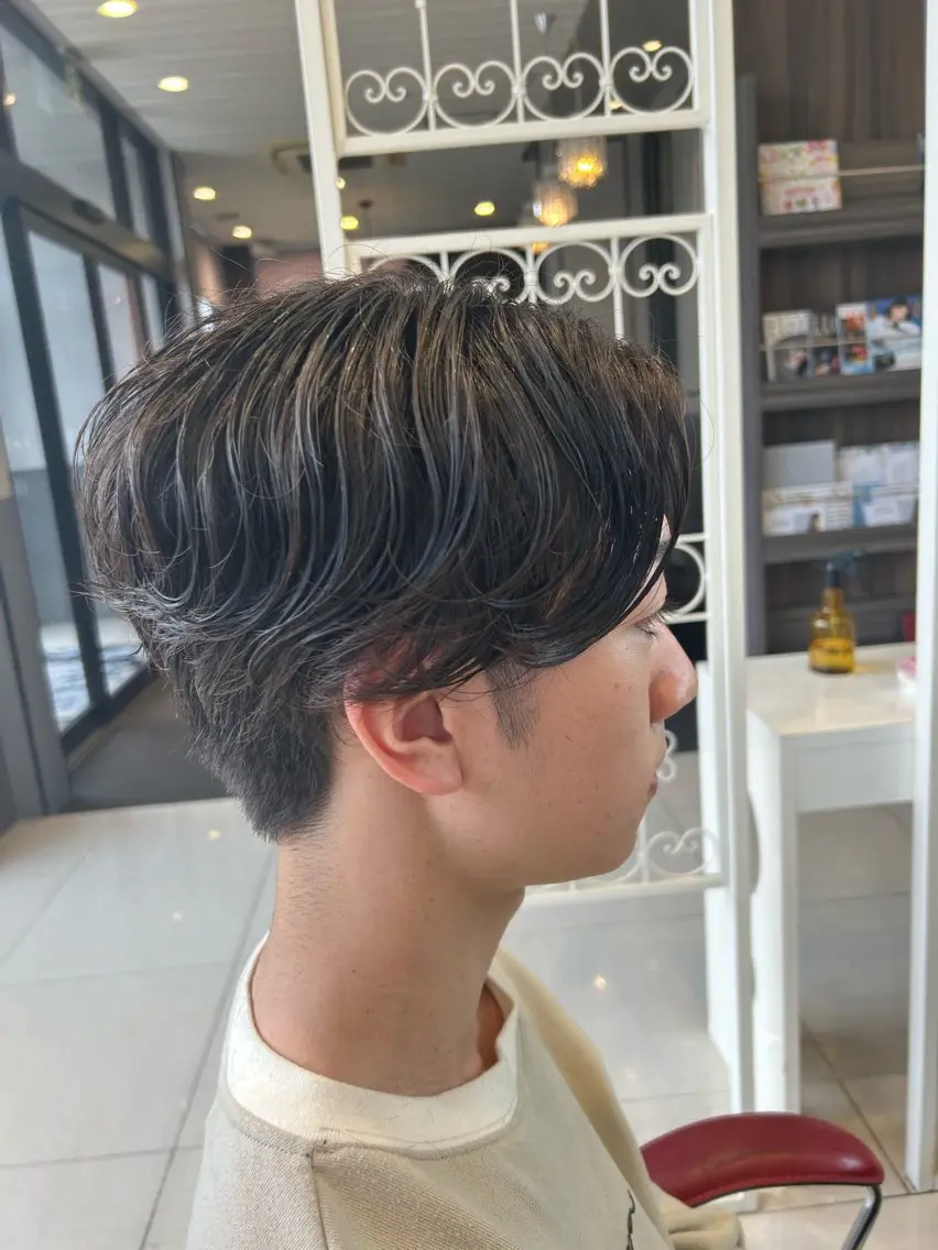 ショート パーマ メンズ メンズ専門 米山諒✂️のヘアスタイル