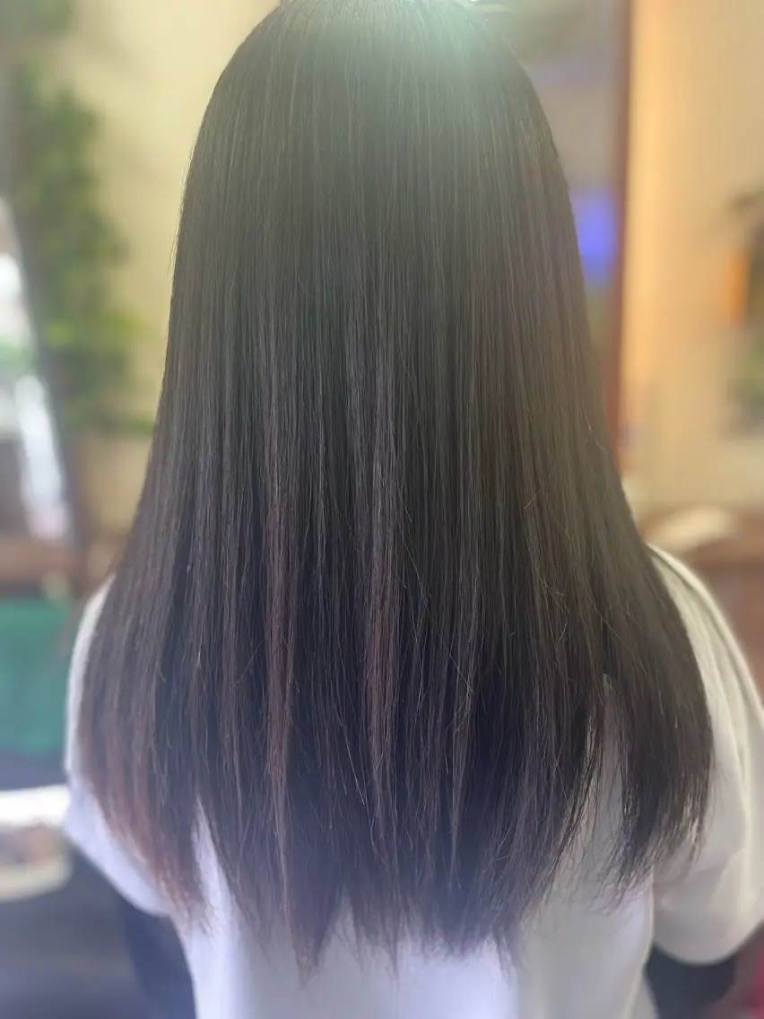 ロング パーマ トリートメント 桧山 真のヘアスタイル