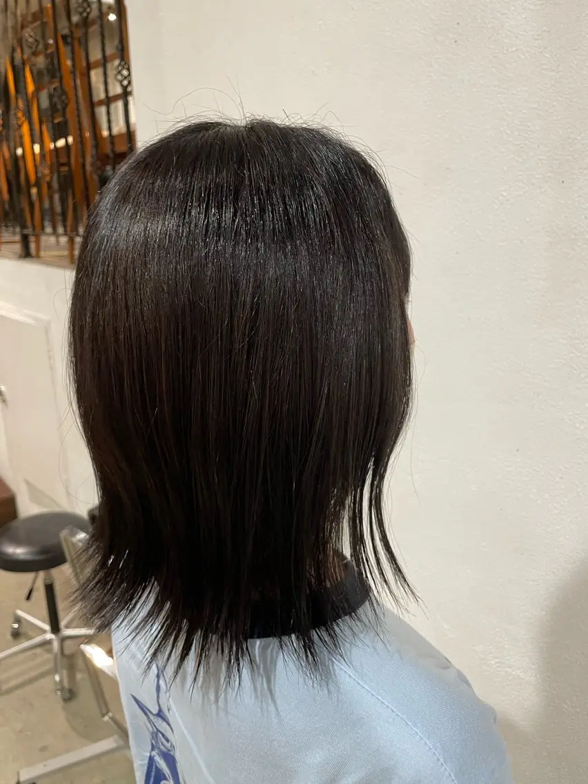 ミディアム カラー ヘアカラー 【お洒落パーマ】 Elme　肥塚康汰郎のヘアスタイル