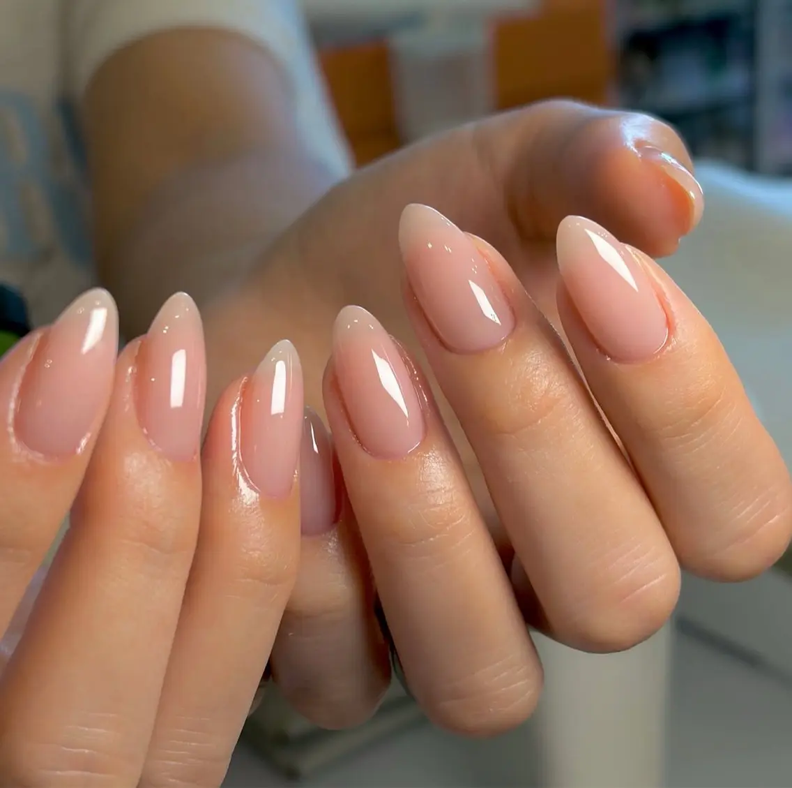 ネイル ハンドネイル 🎀PG🩵 ネイルサロンのネイルデザイン