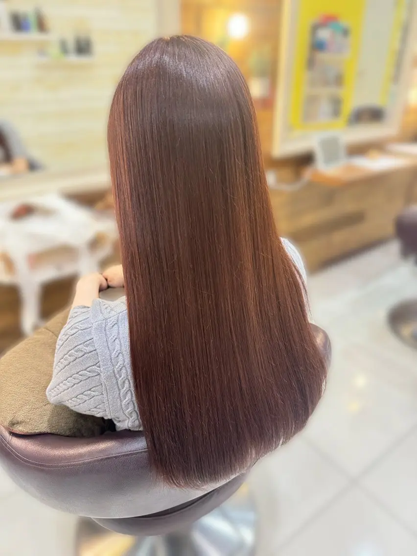 ロング 暖色カラー/レイヤー みゆのヘアスタイル