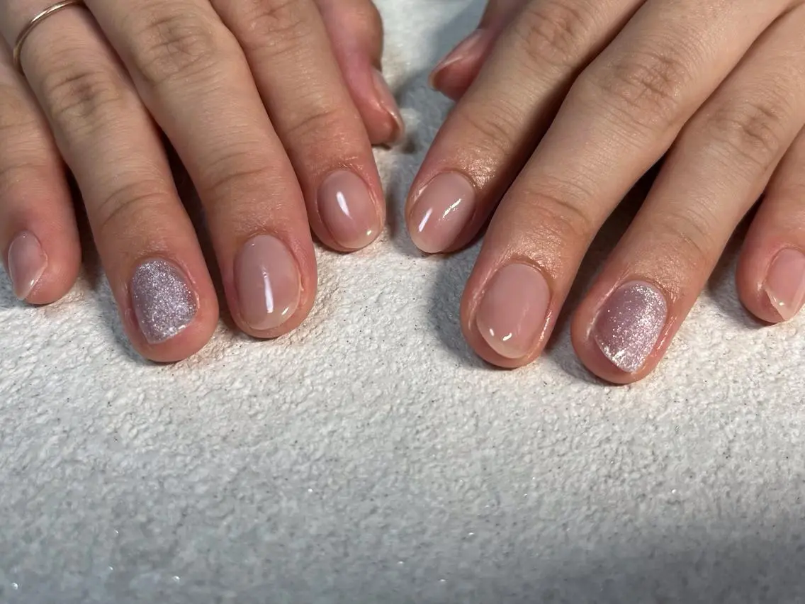 ネイル オーロラネイル フラワーネイル フットネイル フレンチネイル ジェルネイル mogunail &blowのネイルデザイン
