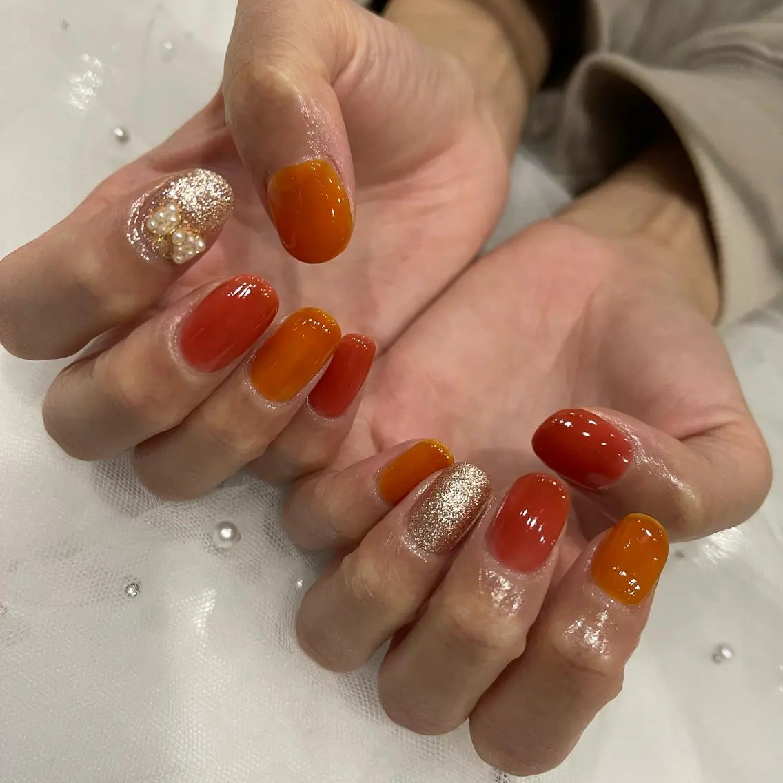 ネイル ワンカラーネイル Wish Nail 恒川のネイルデザイン