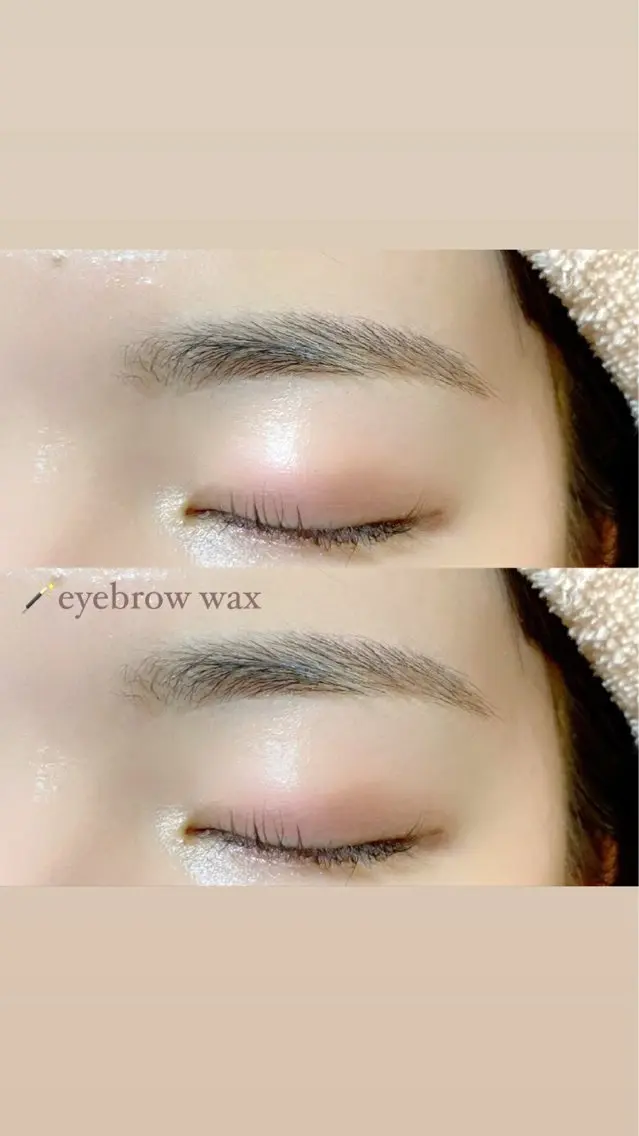 🌞アイブロウwax🤎メイク仕上げ付き✍💖の写真