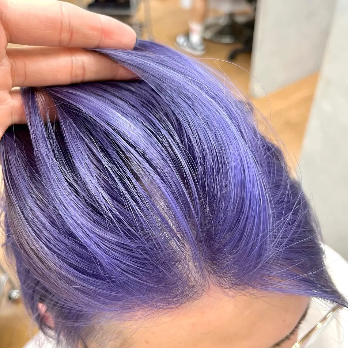 ショート メンズ メンズハイトーン カット ヘアカラー 有田裕真 【ブリーチカラー】のヘアスタイル