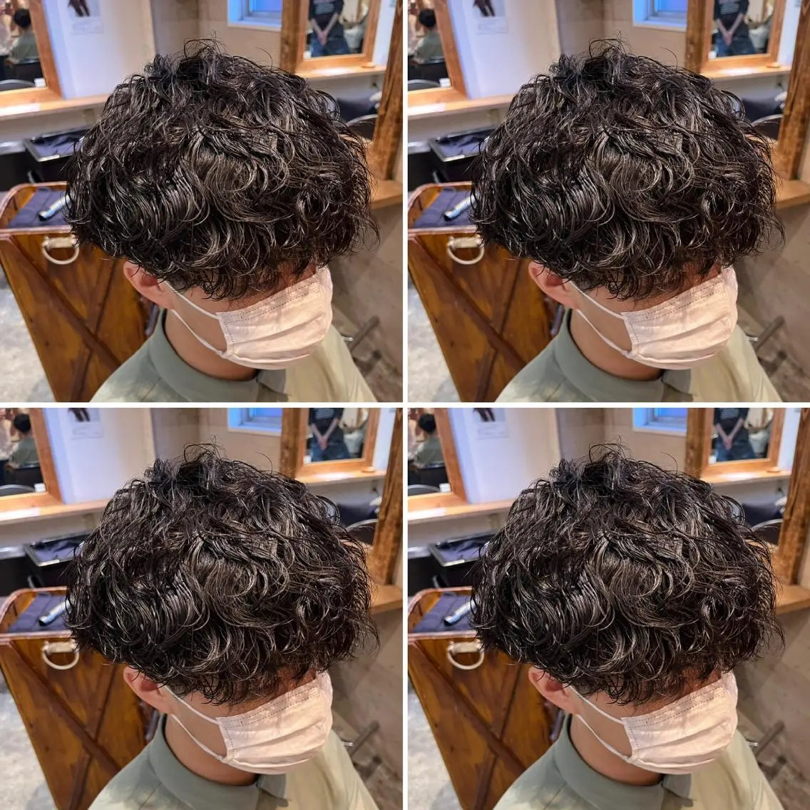 パーマ メンズ カット パーマ トリートメント ヘアセット メンズパーマ特化 望月謙二郎のヘアスタイル