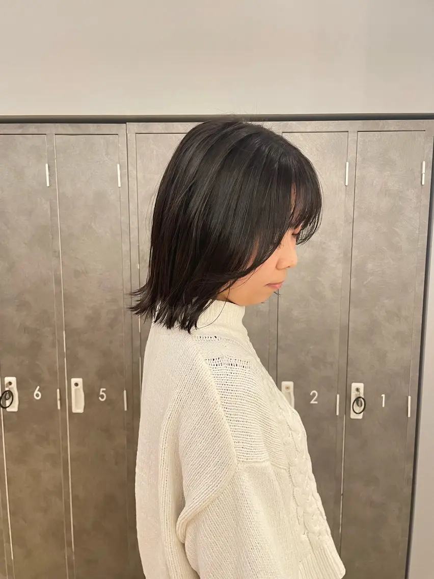 ミディアム カラー 荒金 昴のヘアスタイル