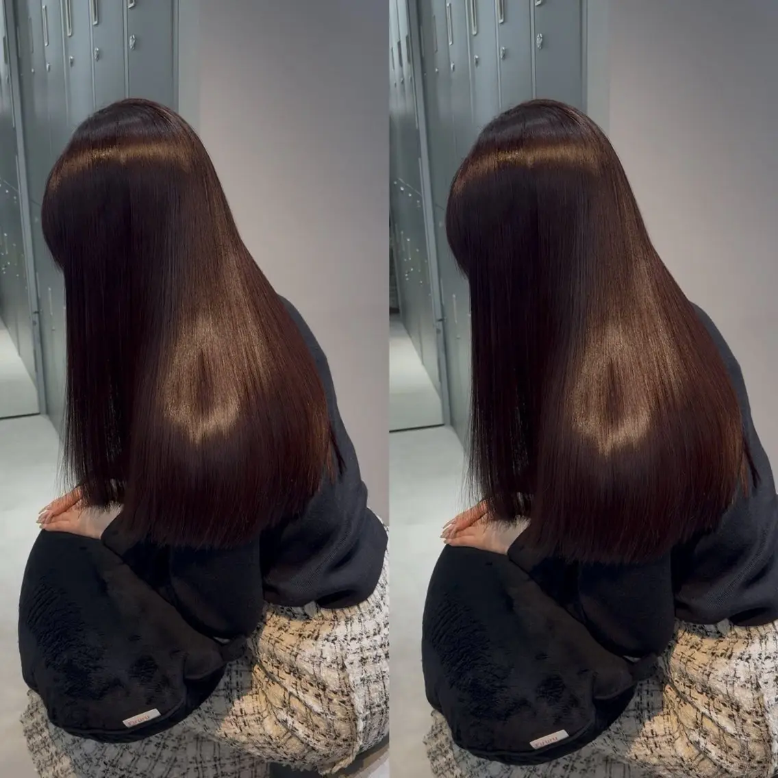 ロング カラー 透明感カラー 髪質改善 韓国風ヘア 似合わせカット トリートメント カット ヘアカラー 縮毛矯正 新宿/髪質改善支持率 Ｎｏ．1💍yasuのヘアスタイル
