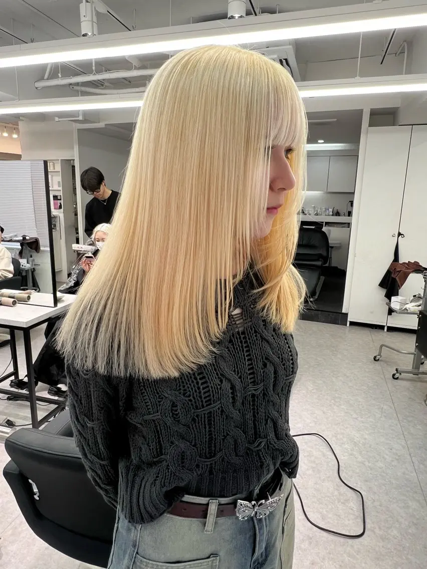 ロング カラー 💍モテる艶髪 透明感カラー💖のヘアスタイル