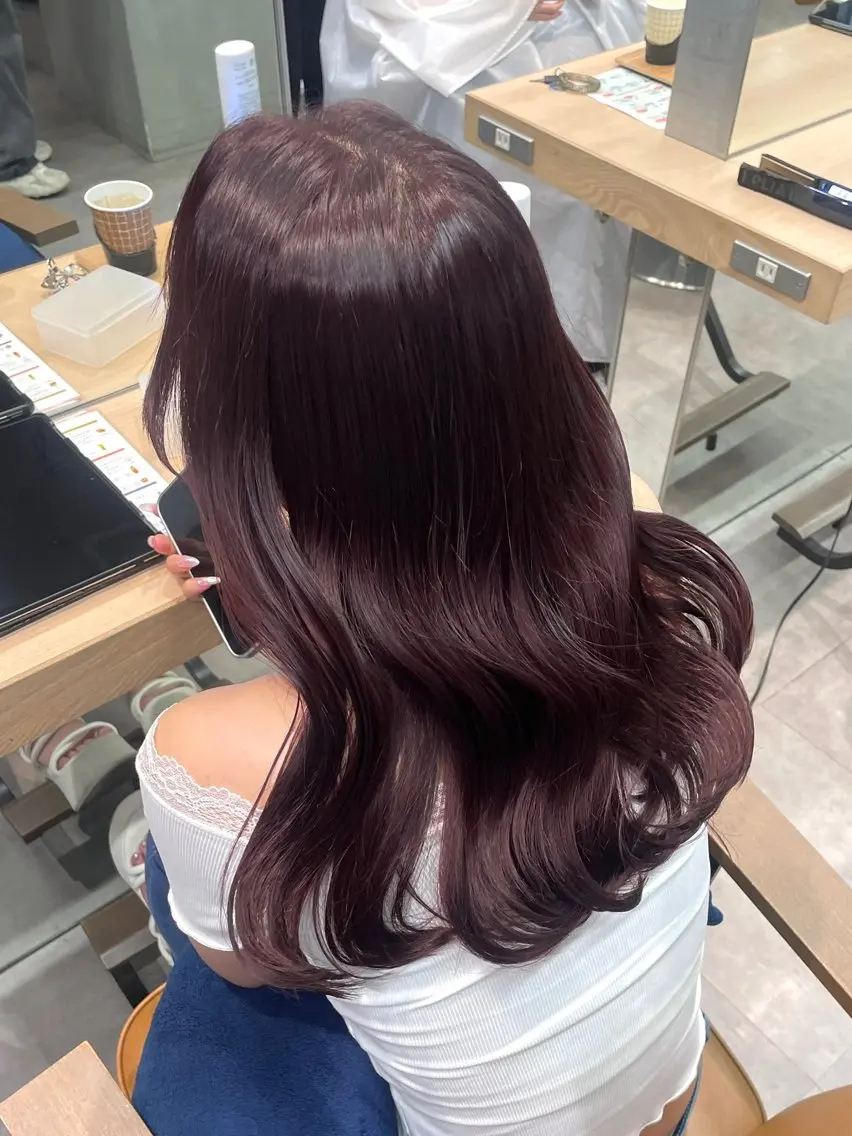 セミロング カラー clam. yuu🦩のヘアスタイル