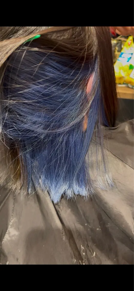ミディアム カラー ヘアカラー 阪急箕面駅 徒歩1分千葉のヘアスタイル
