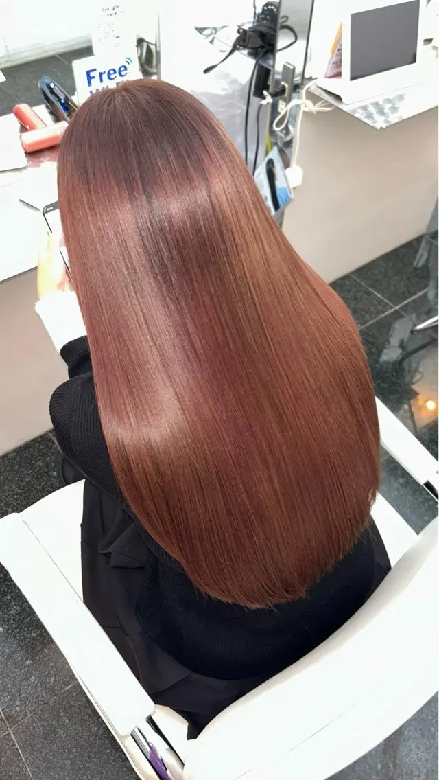 カラー 艶カラー 髪質改善 🍓苺奈のヘアスタイル