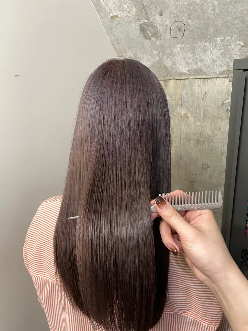 ロング カラー ベージュカラー ピンクカラー ピンクベージュ ヘアカラー ニュアンスカラー/ 🫧レミ(坊主)のヘアスタイル