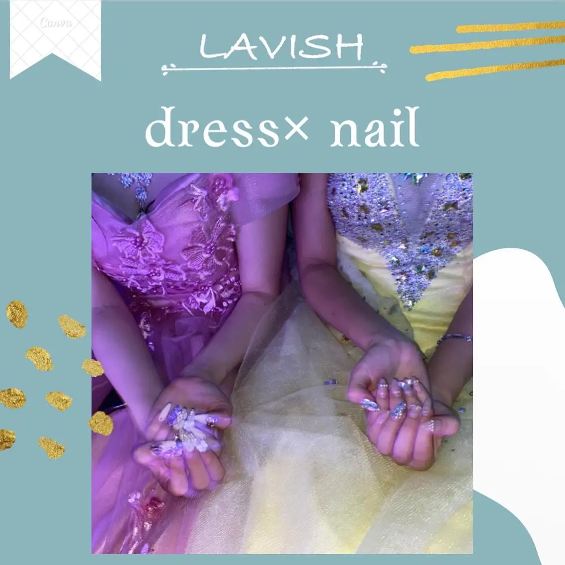 ネイル LAVISH 大和店 emi･:*+のネイルデザイン