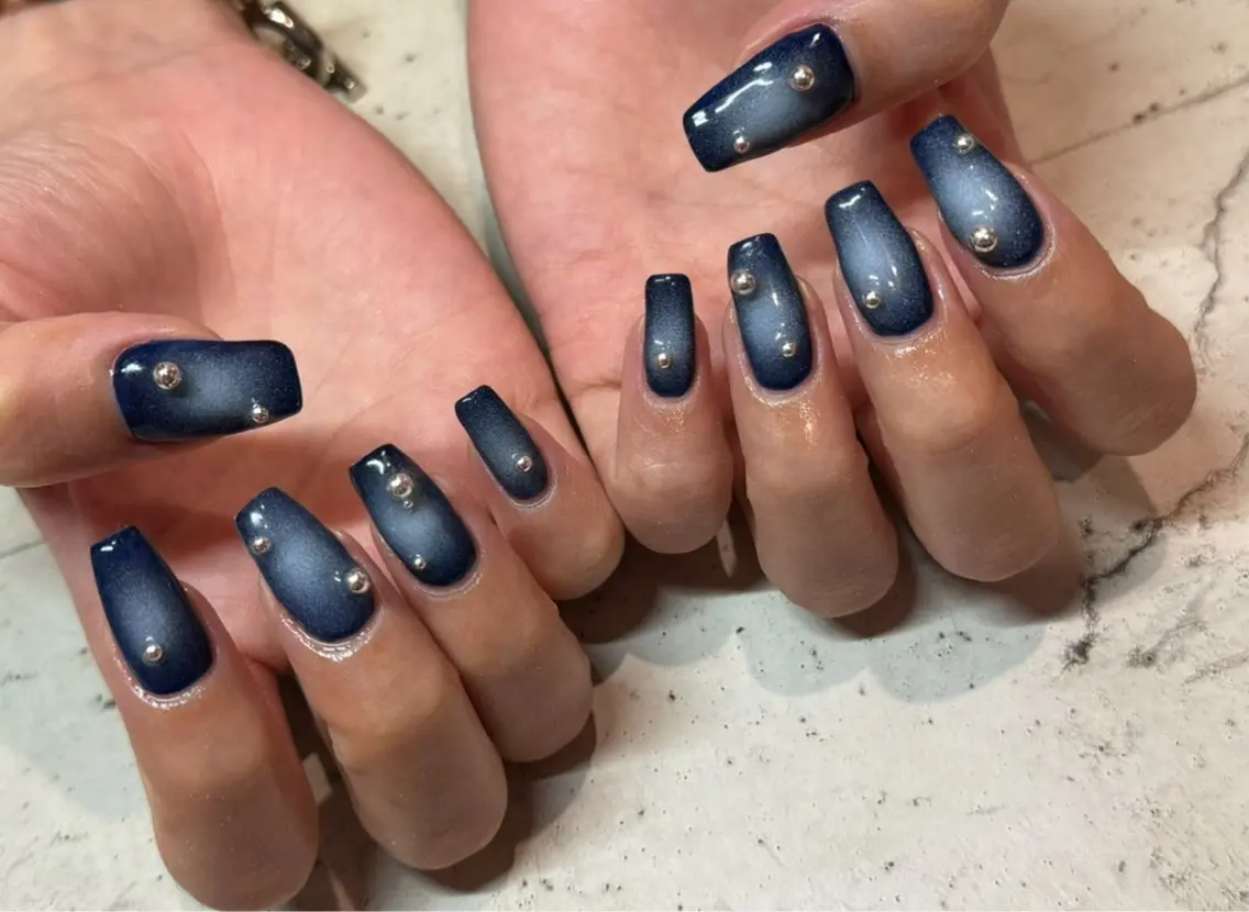 ネイル ハンドネイル 韓国/ワンホン/長さ 出しつけ放題🎀のネイルデザイン