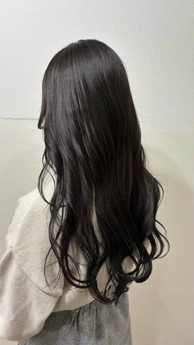 ロング カラー ヘアカラー 🐘おおうちみお🐘 /🍎暖色カラー🌸のヘアスタイル