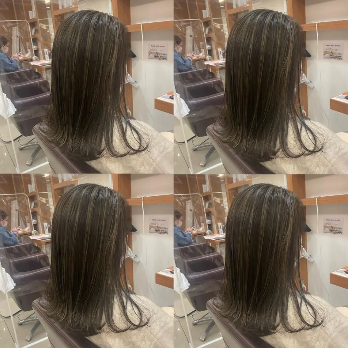 セミロング カラー 【カラー指名No 1✨】HIBIKIのヘアスタイル