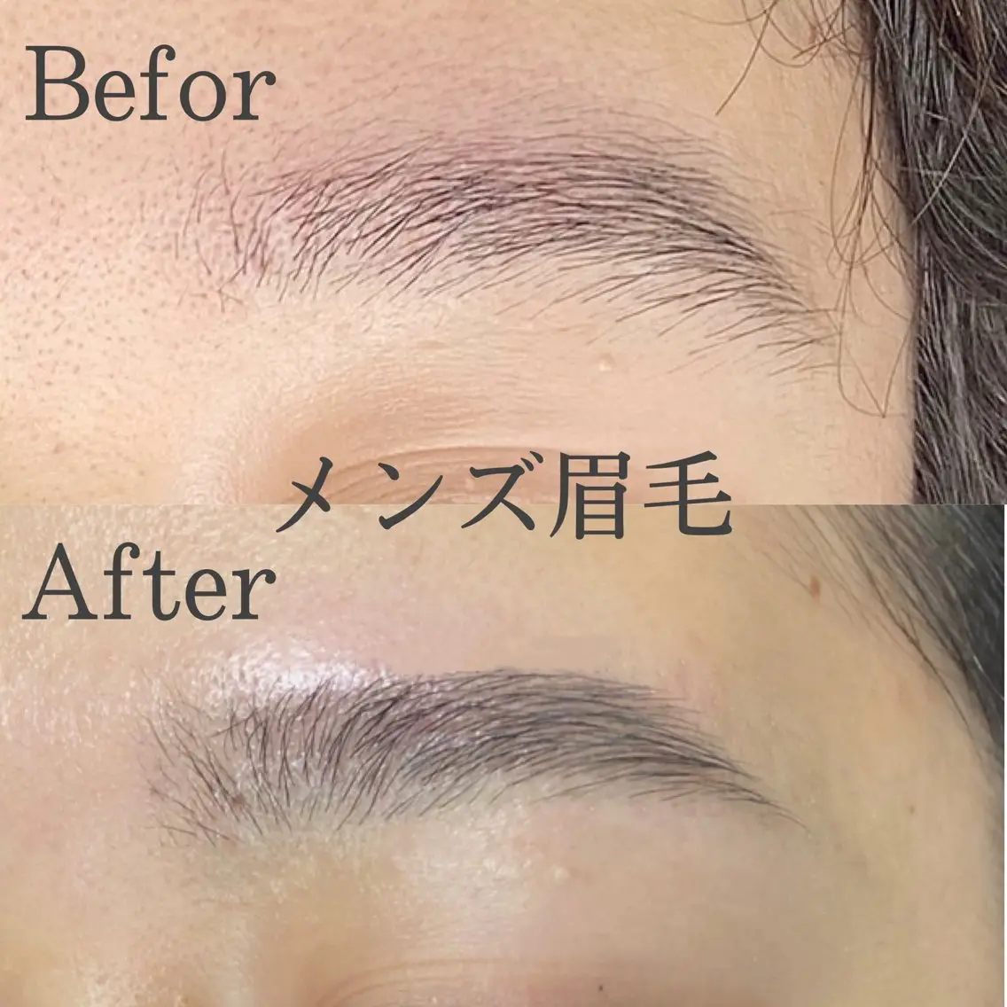 メンズ unefleur SARAの眉毛・アイブロウイメージ