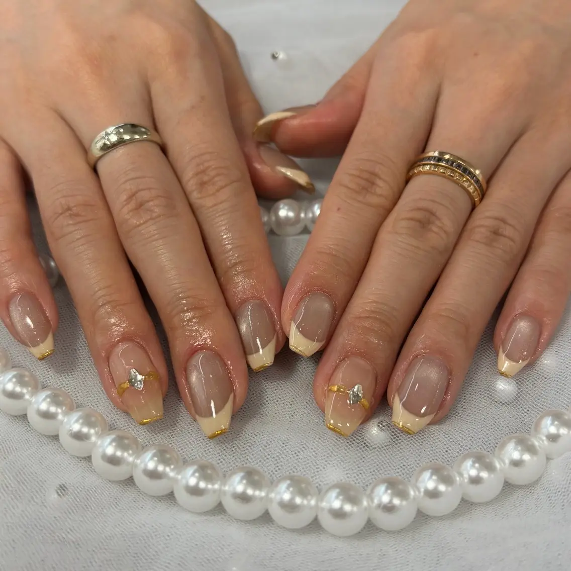 ネイル フレンチネイル ハンドネイル Crea IBUKIのネイルデザイン