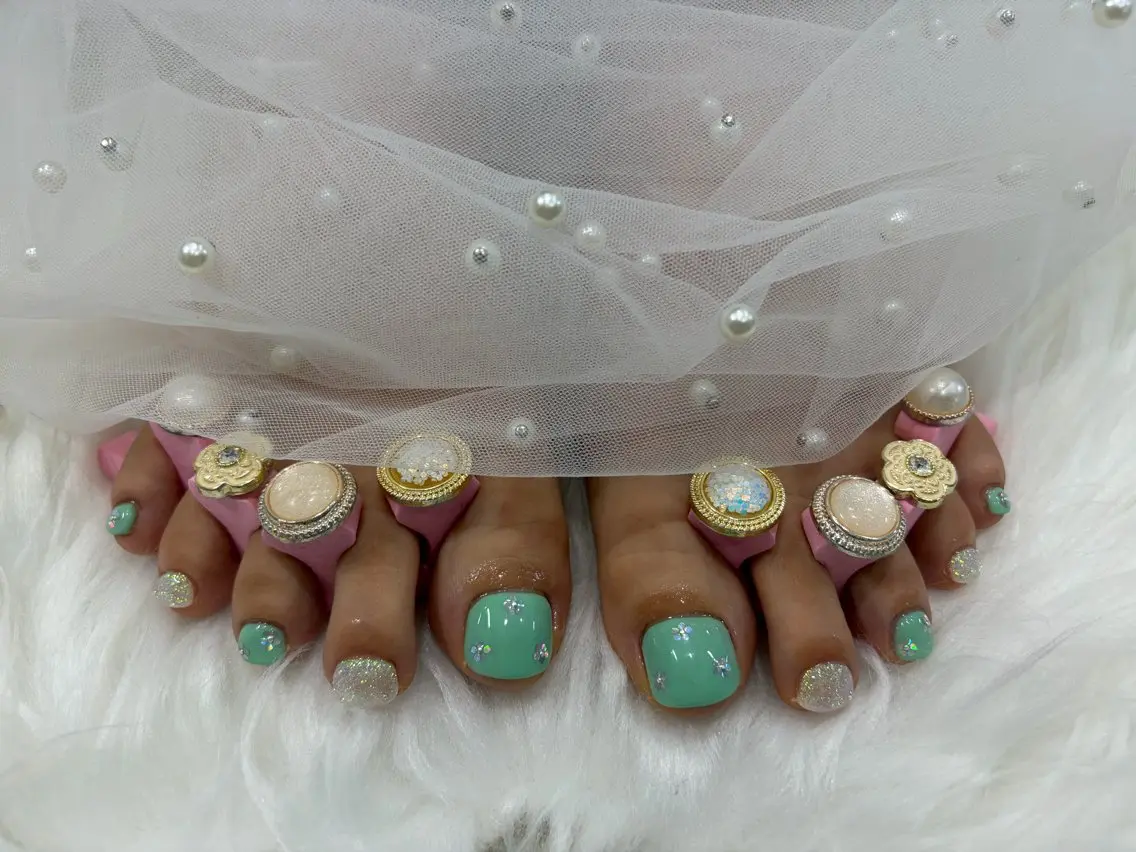ネイル フットネイル Mermaid Nail saraのネイルデザイン