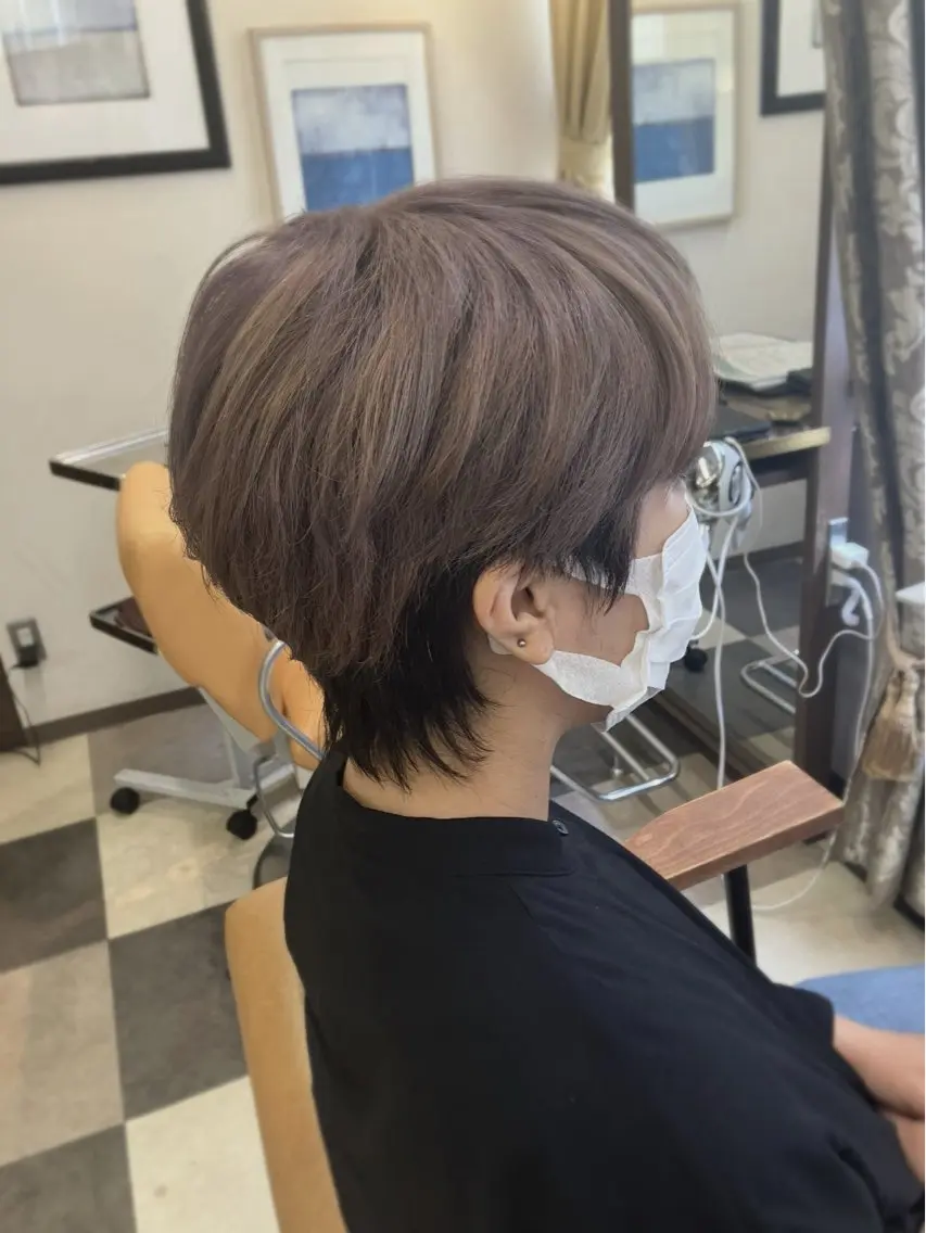 ショート 阿部 雲母のヘアスタイル