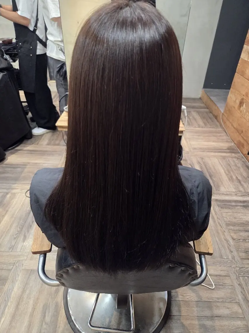 ロング カラー ブラウンカラー ヘアカラー 神成 永遠のヘアスタイル