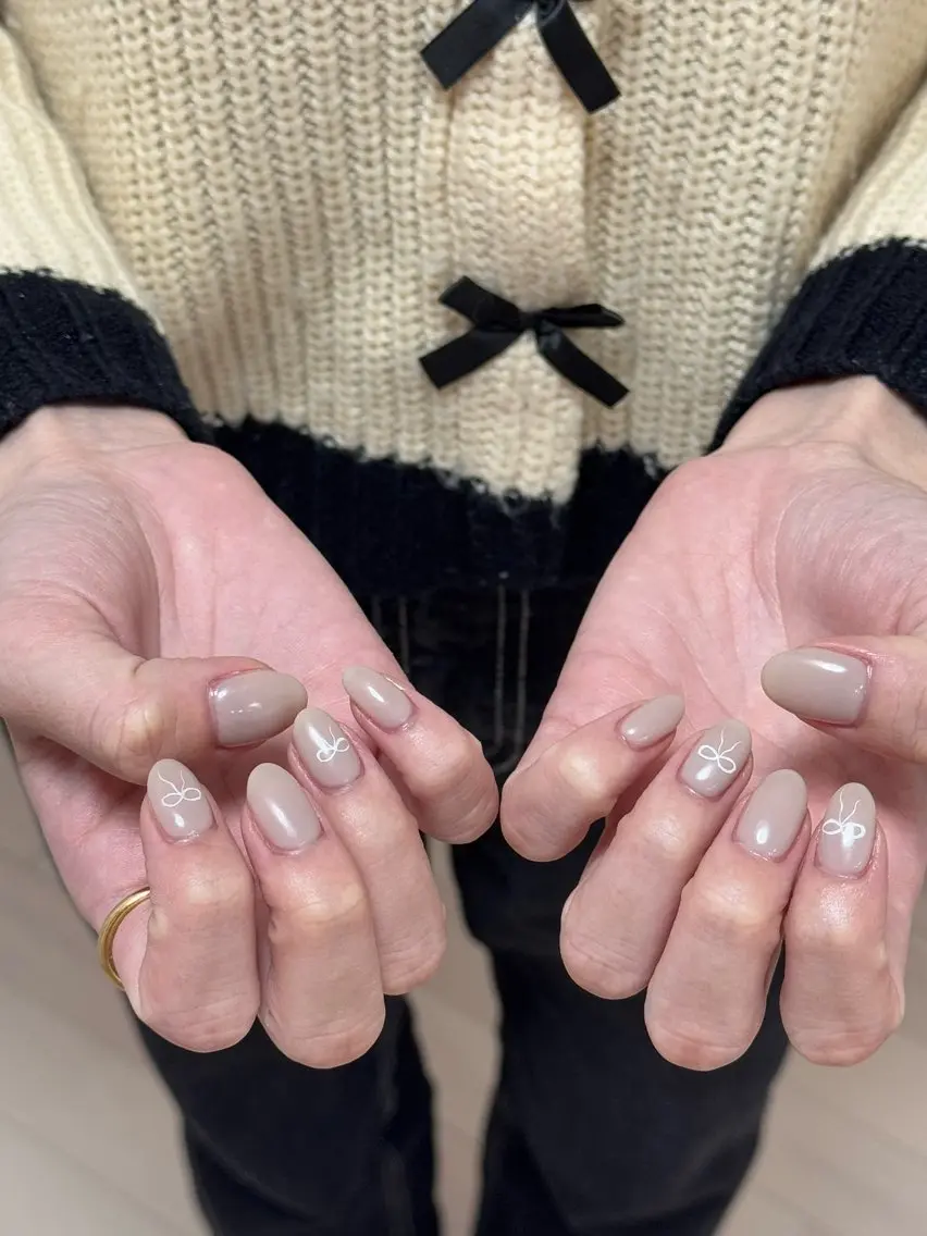 ネイル アートネイル オーロラネイル チークネイル フレンチネイル ガラスフレンチ ハンドネイル 🎀🎀YooLi Nail Salonのネイルデザイン