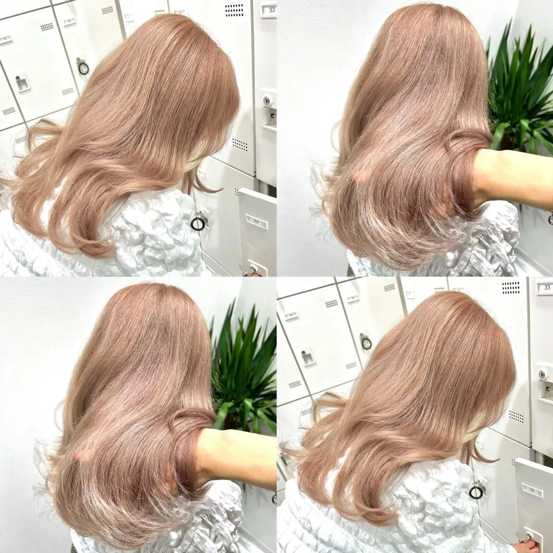 セミロング カラー センターパート特化 井上健太のヘアスタイル