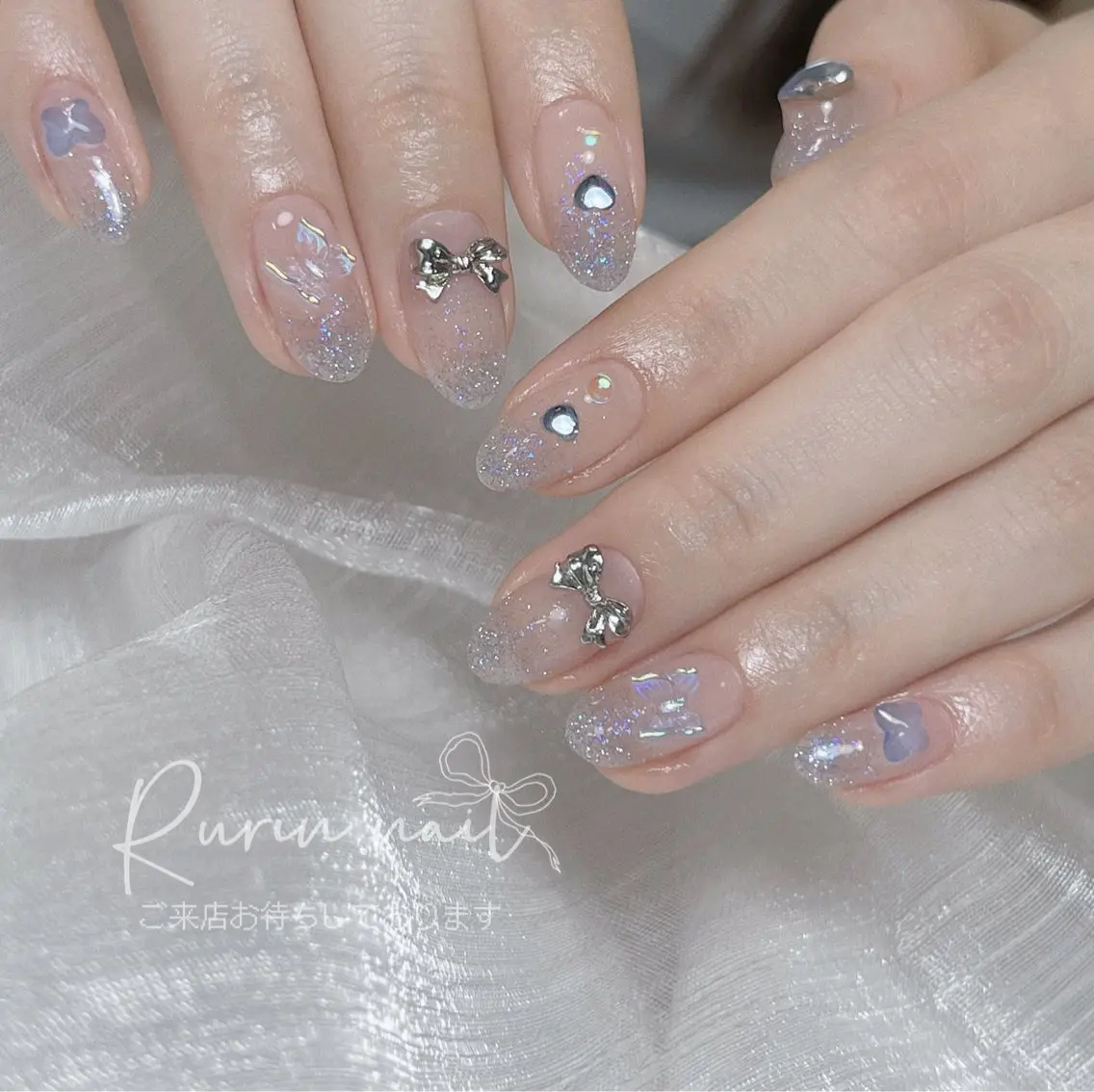 ネイル ジェルネイル グラデーション ハンドネイル ルリン サロン💅のネイルデザイン