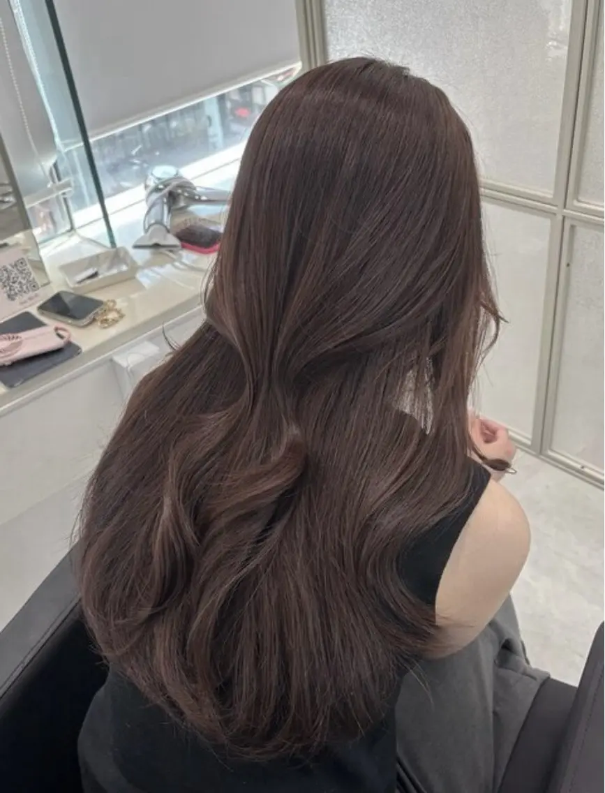 ロング カラー ヘアカラー yu rinaのヘアスタイル