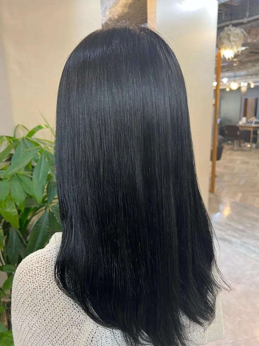 セミロング カラー ピンクカラー 縮毛矯正練習 モデル募集✨️NOAのヘアスタイル